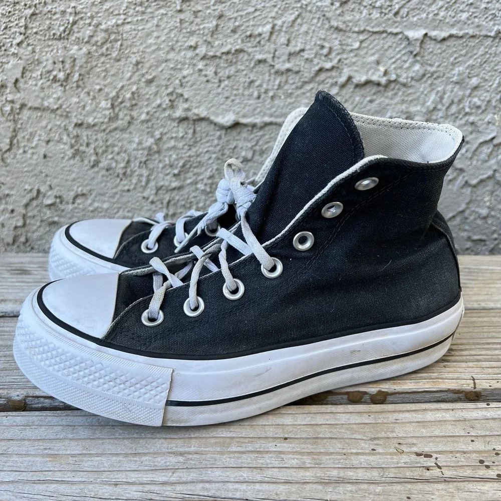Converse Shoes Women Size 7 Chuck Taylor All Star Lift High Platform Black